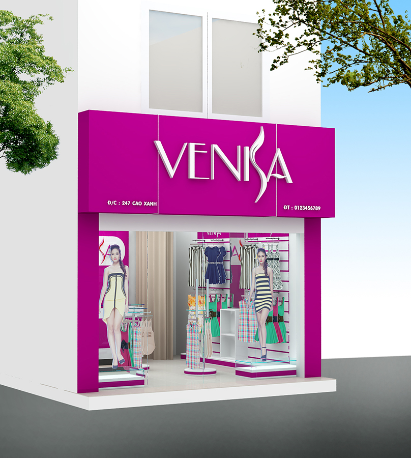 Thiết kế thương hiệu thời trang mặc nhà VENISA tại TP HCM